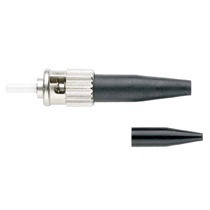 Panduit Conector de Fibra Óptica ST Simplex Multimodo, 62.5/125µm, 50/125µm, Negro 