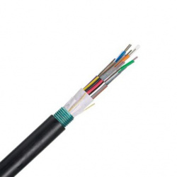 Panduit Cable Fibra Óptica para Exteriores de 6 Hilos OM2, 50/250µm, Multimodo, Negro - Precio por Metro 
