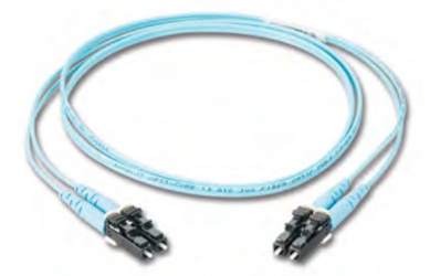 Panduit Cable Fibra Óptica Monomodo OM4 LC Macho - SC Macho, Núcleo 50µm, Cubierta 125µm, 1 Metro, Azul 