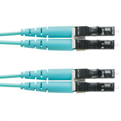 Panduit Cable Fibre Óptica Multimodo OM4 LC Macho - LC Macho, 30 Metros, Aqua 