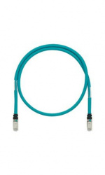 Panduit Cable Patch Cat6a Blindado RJ-45 Macho - RJ-45 Macho, 60cm, Aqua 