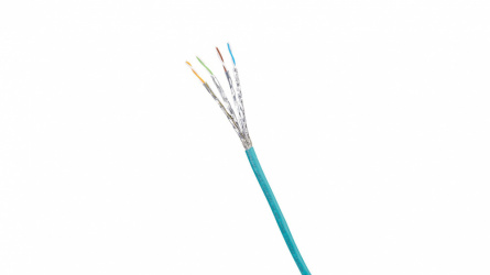 Panduit Bobina de Cable Cat6A S/FTP Blindado, 500 Metros, Azul 
