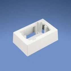 Panduit Caja de Superficie con Adhesivo para Ducto Perimetral, Blanco 