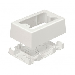 Panduit Caja Sencilla con Adhesivo para Canaleta T-45, Blanco 