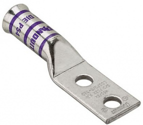 Panduit Terminal de Barril para Cable LCCF250-38D-X, 2 Orificios 3/8