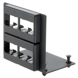 Panduit Panel de Parcheo Cat6, 8 Puertos, Negro 