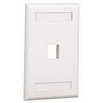 Panduit Placa Vertical NK1FIWY, 1 Ventana, Blanco 