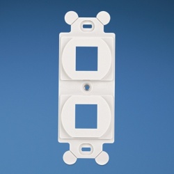 Panduit Marco Modular Dúplex de 2 Puertos NetKey, Blanco 