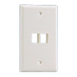 Panduit Placa para Pared 2 Puertos RJ-45, Blanco 