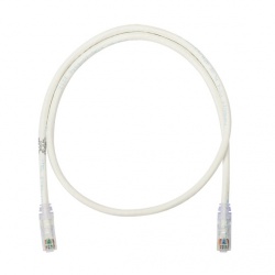 Panduit Cable Patch NetKey Cat6 UTP, RJ-45 Macho - RJ-45 Macho, 3.05 Metros, Blanco 