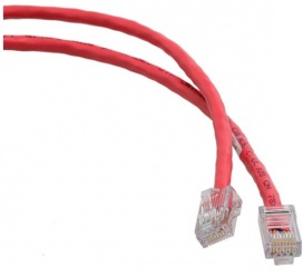 Panduit Cable Patch UTP sin Blindar RJ-45 Macho - RJ-45 Macho, 7.62 Metros, Rojo 