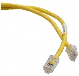 Panduit Cable Patch UTP sin Blindar RJ-45 Macho - RJ-45 Macho, 7.62 Metros, Amarillo 
