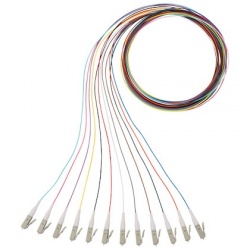 Panduit Cable Fibra Óptica OM3 LC Macho - Pigtail Macho, 1 Metro, Aqua 