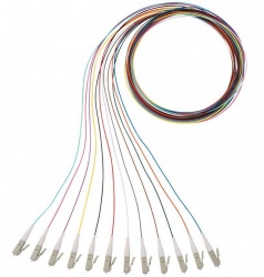 Panduit Cable Fibra Óptica OM4 LC Macho - Pigtail Macho, 1 Metro, Aqua 