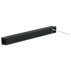 Panduit PDU para Rack 1U, 20A, 120V, 12 Contactos 