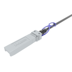 Panduit Cable Fibra Óptica SFP+ Macho - SFP+ Macho, 1 Metro, Negro/Blanco 