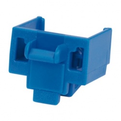 Panduit Inserto Ciego RJ45, Azul, 10 Piezas 