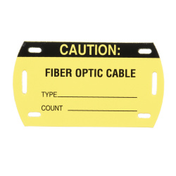 Panduit Etiqueta para Cables Autolaminable, Negro/Amarillo 