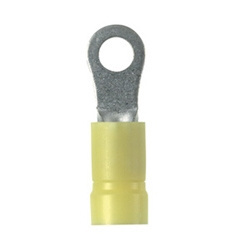 Panduit Terminal de Anillo para Cable, 10 - 12AWG, Amarillo, 25 Piezas 