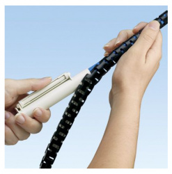 Panduit Tubo Organizador de Cable PW50F-T, Espiral, Transparente, 1 Pieza 