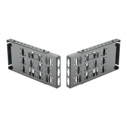 Panduit Kit de Soportes, para Racks de 2 y 4 Postes, Negro 