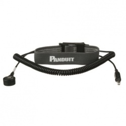 Panduit Pulsera Anti Descargas Electroestática RGESDWS, 1.82 Metros, Negro 