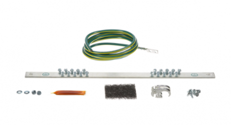 Panduit RGRKCBNJY Barra de Montaje para Rack, 3 Piezas, Acero Inoxidable 