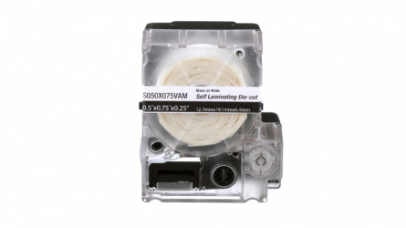 Panduit Casete de Etiqueta Autolaminable P1, 0.75'' x 1'', 18-14 AWG, 300 Etiquetas, Blanco 