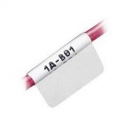 Panduit Etiquetas S100X125YAJ, Inyección de Tinta, 2.5 x 3.1cm, 2500 Etiquetas, Blanco/Transparente 