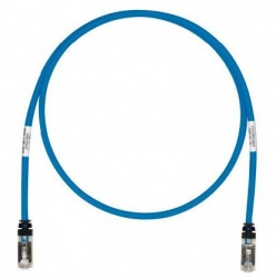 Panduit Cable Patch Cat6a FTP Blindado RJ-45 Macho - RJ-45 Macho, 7.62 Metros, Azul 