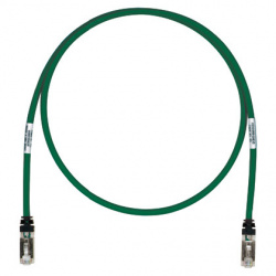Panduit Cable Patch Cat6a S/FTP Blindado RJ-45 Macho - RJ-45 Macho, 1.5 Metros, Verde 