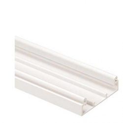 Panduit Base de Canaleta T-45, PVC, 2.4 Metros, Blanco 