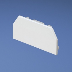 Panduit Tapa de Plástico para Extremo de Canaleta T-45, Blanco 