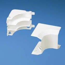 Panduit Esquina Interior para Canaleta T-45, Blanco 