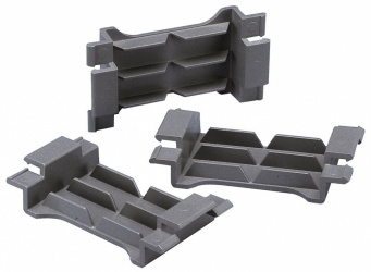 Panduit Retenedor de Cable, Gris, 10 Piezas 