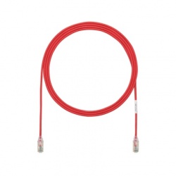 Panduit Cable Patch Cat6 UTP 28AWG, RJ-45 Macho - RJ-45 Macho, 2.1 Metros, Rojo 