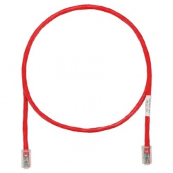 Panduit Cable Patch Cat5e UTP, RJ-45 Macho - RJ-45 Macho, 90cm, Rojo 