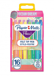 Paper Mate Plumones Flair Ocean Dream, Multicolor, 15 Piezas 