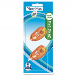 Paper Mate Cinta Correctora M17400148000, 8 Metros, 2 Piezas 