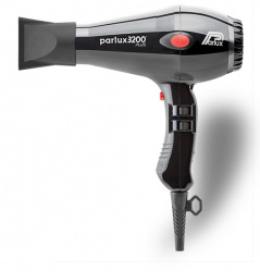 Parlux Secadora 3200 Plus, 2 Velocidades, 1900W, Negro 