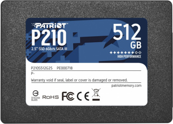 SSD Patriot P210, 512GB, 2.5