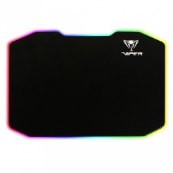 Mousepad Gamer Patriot Viper RGB, 24.2 x 35.3cm, Grosor 5.5mm, Negro 