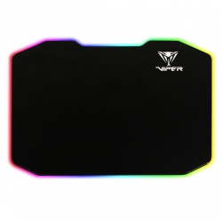 Mousepad Gamer Patriot Viper RGB, 24.2 x 35.3cm, Grosor 5.5mm, Negro 