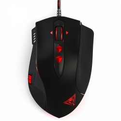 Mouse Gamer Patriot Láser Viper V560, Alámbrico, USB, 12.000DPI, Negro/Rojo 