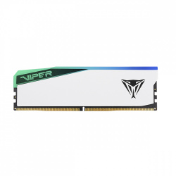 Kit Memoria RAM Patriot VIPER ELITE DDR5, 6200MHz, 32GB - 2 x 16GB, CL40, XMP/EXPO, Blanco 