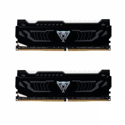 Kit Memoria RAM Patriot Viper White LED DDR4, 2400MHz, 16GB (2 x 8GB), Non-ECC, CL14, XMP, Blanco 