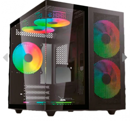 Computadora Gamer PC Gamer Cubo BCO, AMD Ryzen 5 5500, AMD Radeon RX 6600, 16GB, 1TB SSD, Wi-Fi, Windows 11 Prueba 