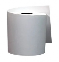 PCM Rollo de Papel Térmico, 80mm x 80mm Blanco, 50 Piezas 