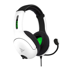PDP Audífonos Gamer LVL50 para Xbox One, Alámbrico, 3.5mm, Blanco/Verde 