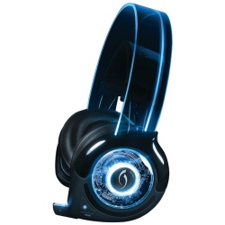 PDP Audífonos Gamer AfterGlow, Bluetooth, Negro/Azul 